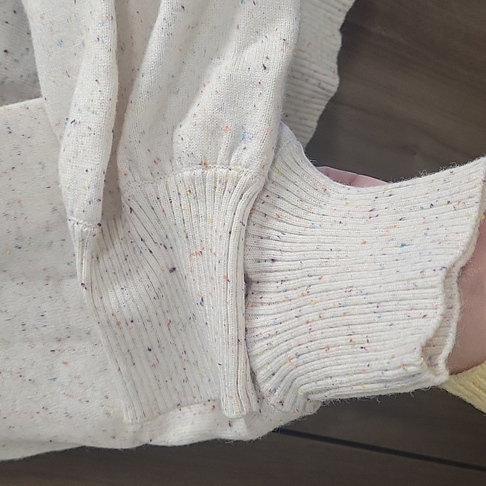 BB Dakota Steve Madden- Dresden Sweater in Rainbow Confetti-Size XL - Picture 6 of 16